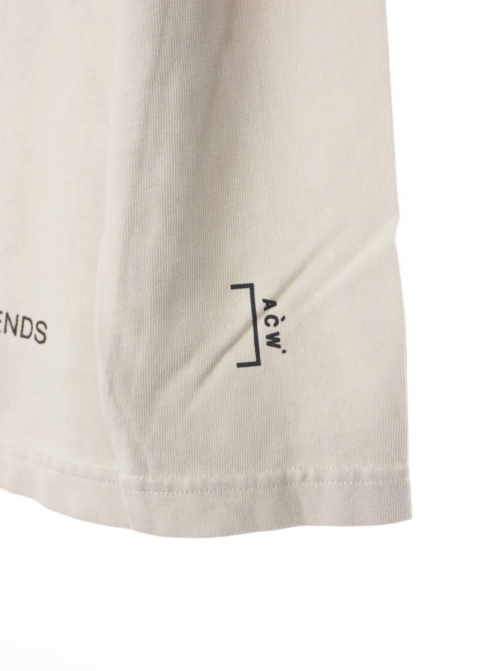 メカニカルプリント 長袖 Tシャツ BLUEPRINT LONG SLEEVE T-SHIRT ALMOND MILK