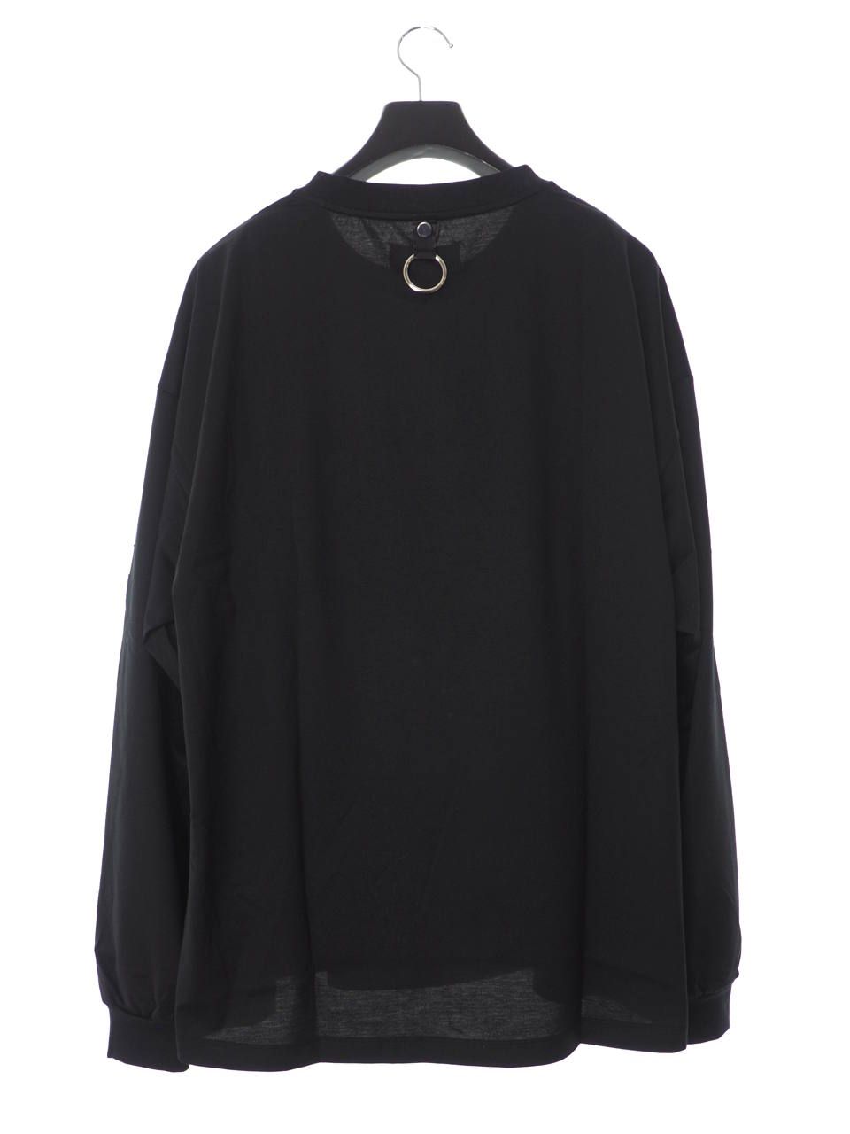 シティグラフィック 長袖 Tシャツ M City Graffiti Long Sleeve Tee BLACK