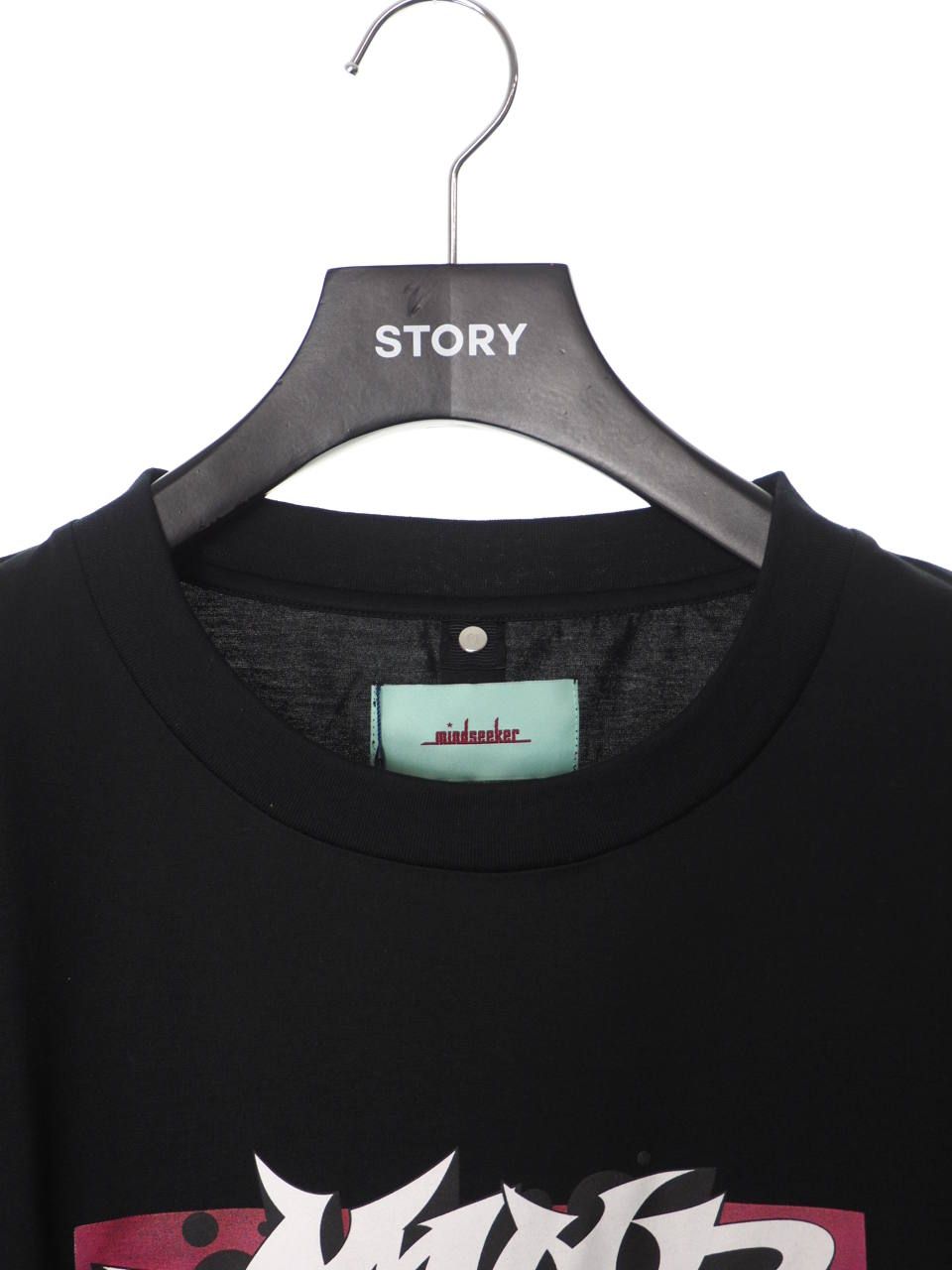 シティグラフィック 長袖 Tシャツ M City Graffiti Long Sleeve Tee BLACK