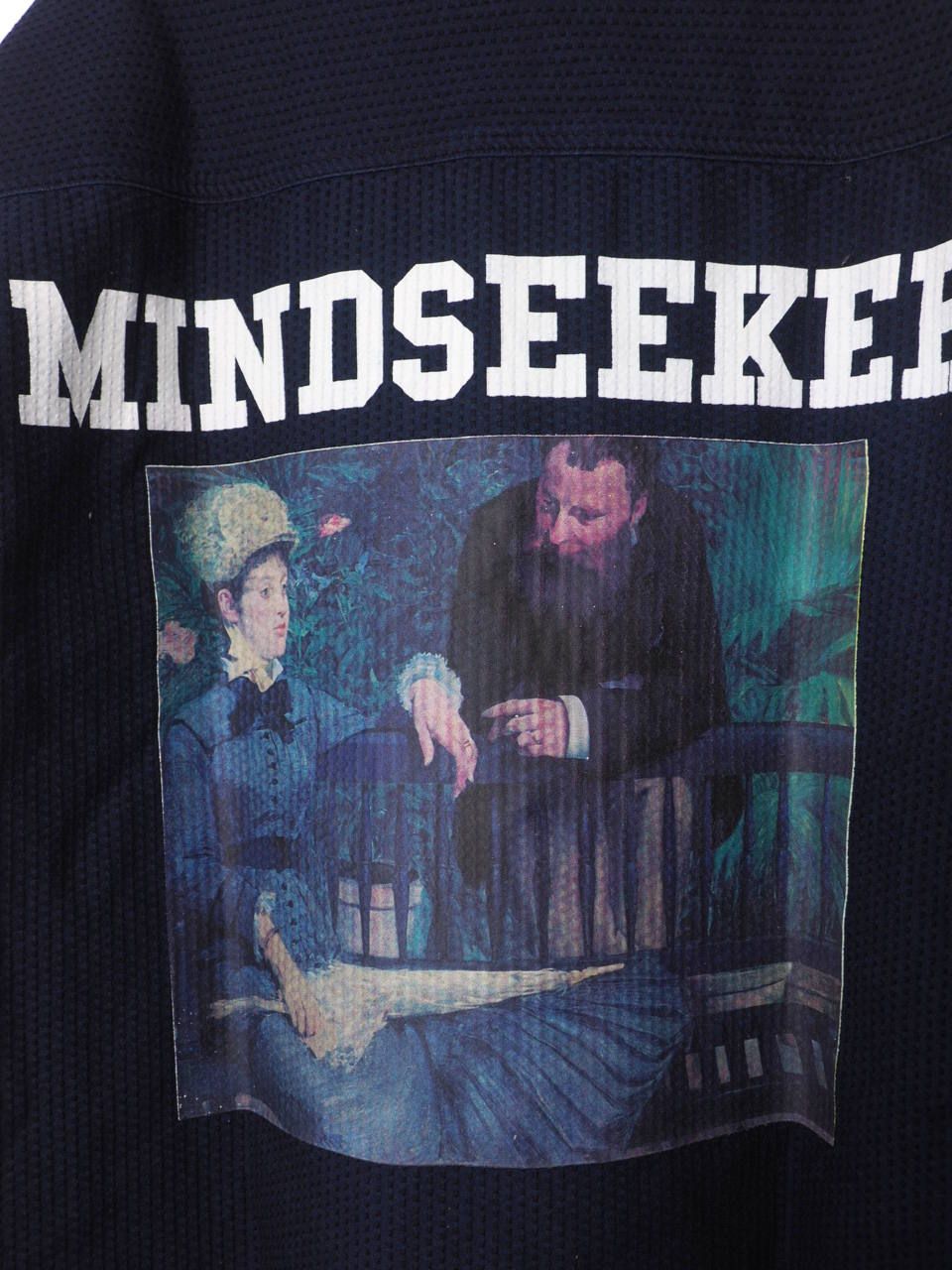 マネグラフィック オーバーサイズ シャツ MANE SASHIKO Long Sleeve Shirt INDIGO