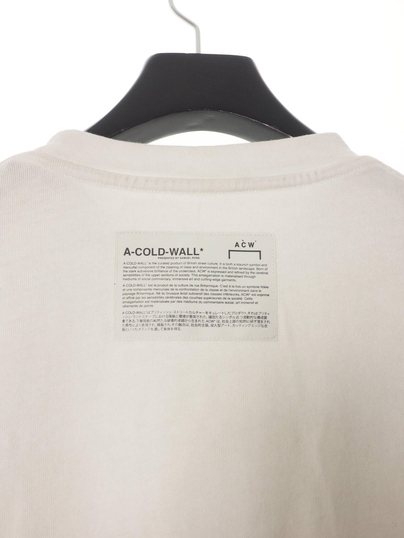 メカニカルプリント 長袖 Tシャツ BLUEPRINT LONG SLEEVE T-SHIRT ALMOND MILK