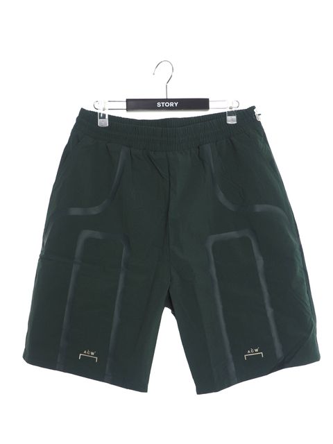 テーププリントハーフ トラックショーツ BRACKET TAPED TRACK SHORTS DEEP TEAL