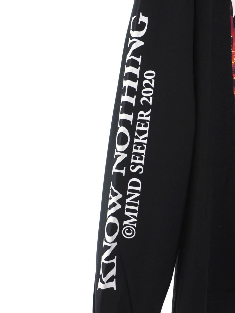 シティグラフィック 長袖 Tシャツ M City Graffiti Long Sleeve Tee BLACK