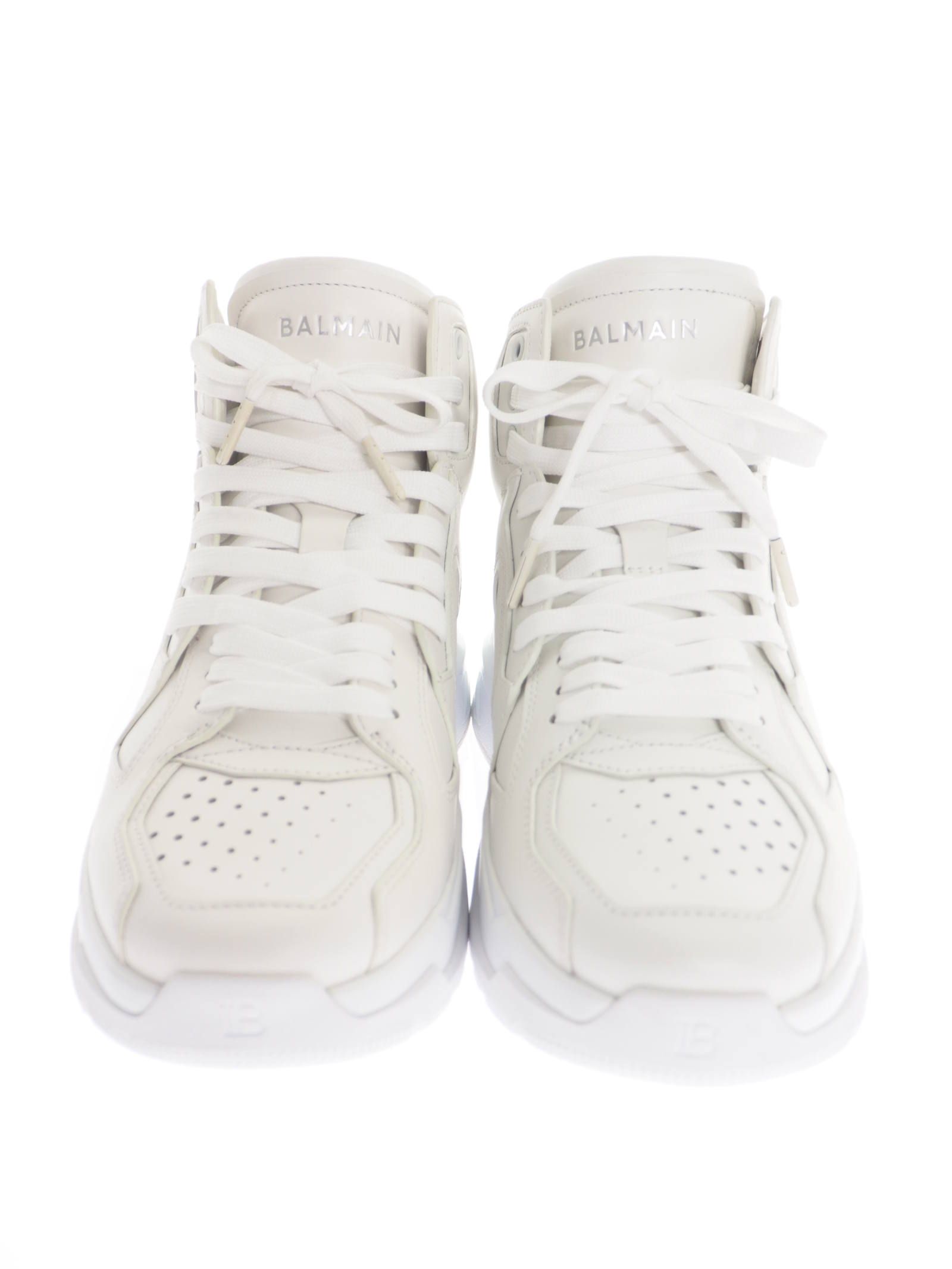 レースアップハイカット レザースニーカー BH2 SNEAKER WHITE