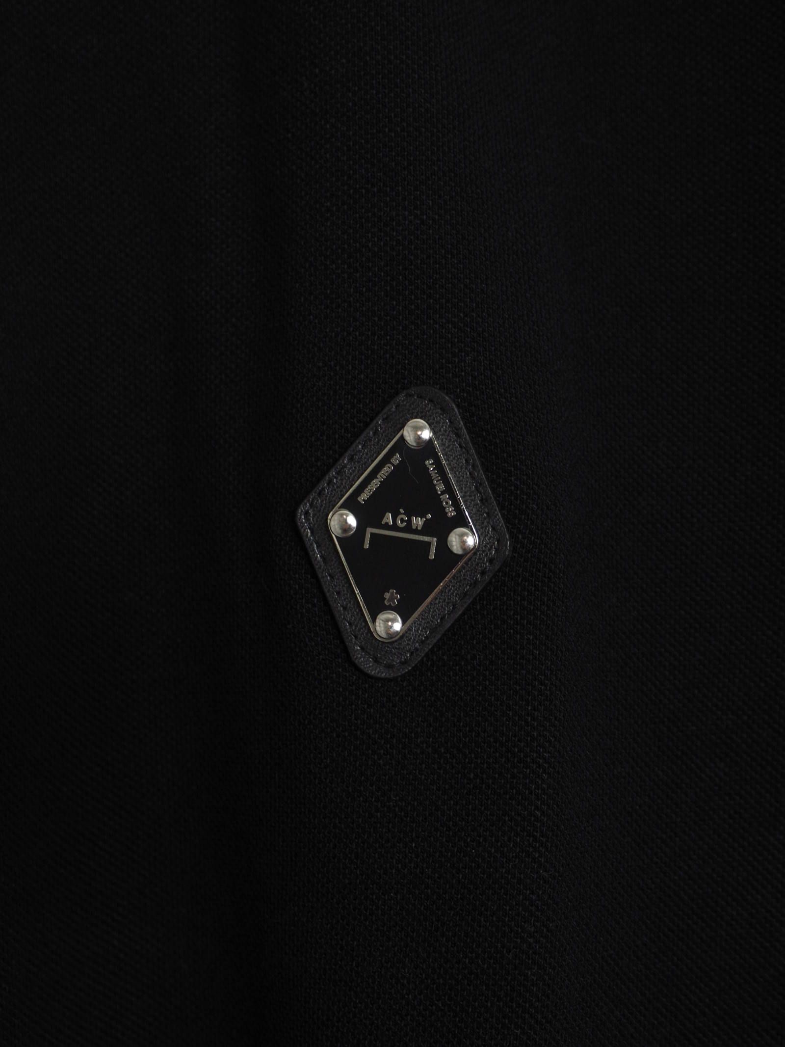 パネルロゴ ポロシャツ RHOMBUS BADGE POLO BLACK