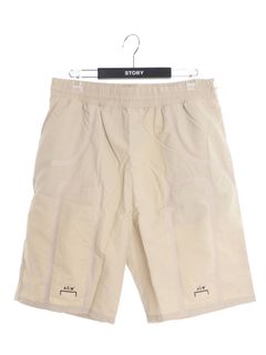 テーププリント トラックショーツ BRACKET TAPED TRACK SHORTS MOONBEAM
