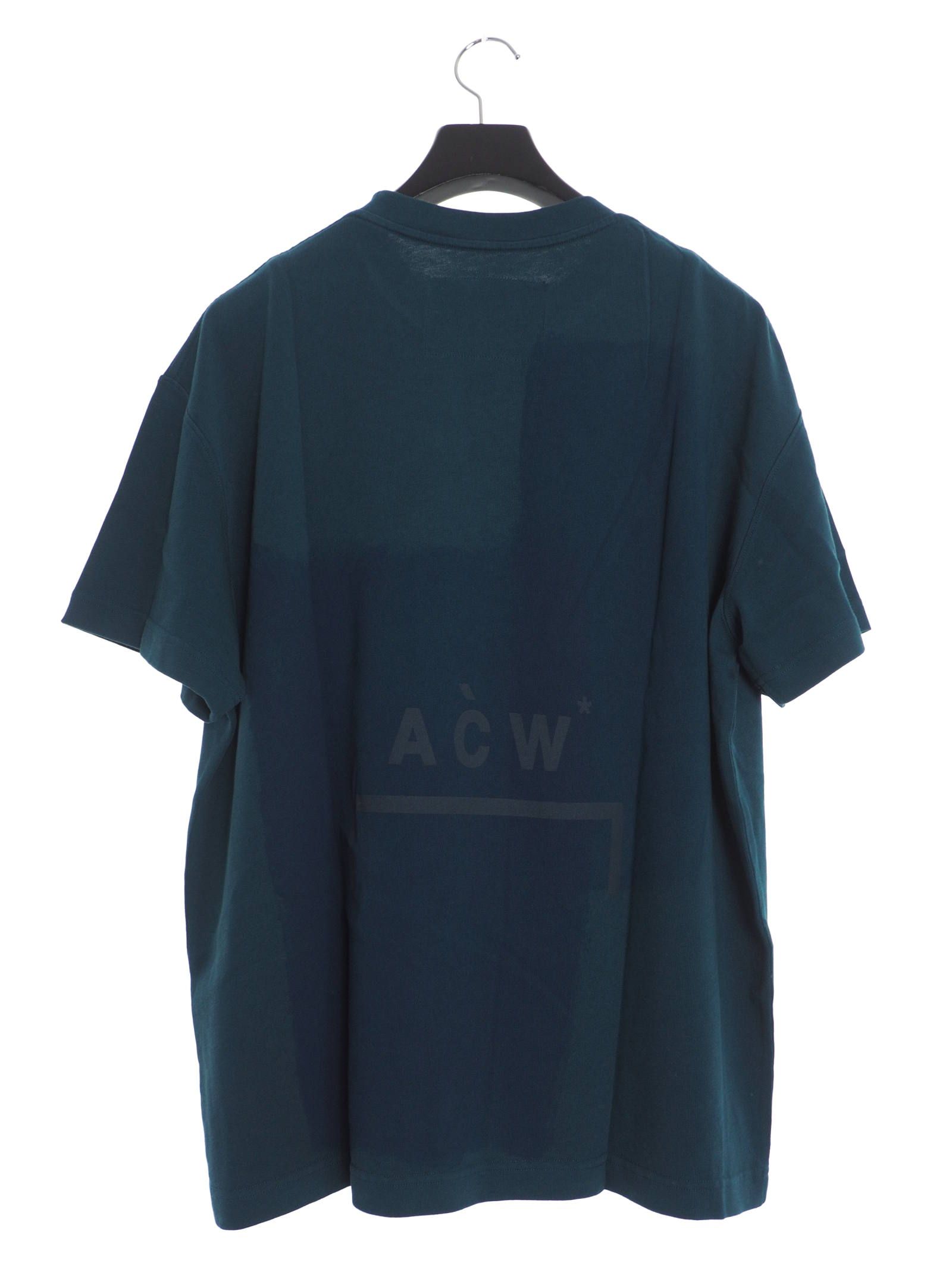 ブロックペイント 半袖 Tシャツ BLOCK PAINTED T-SHIRT DEEP TEAL