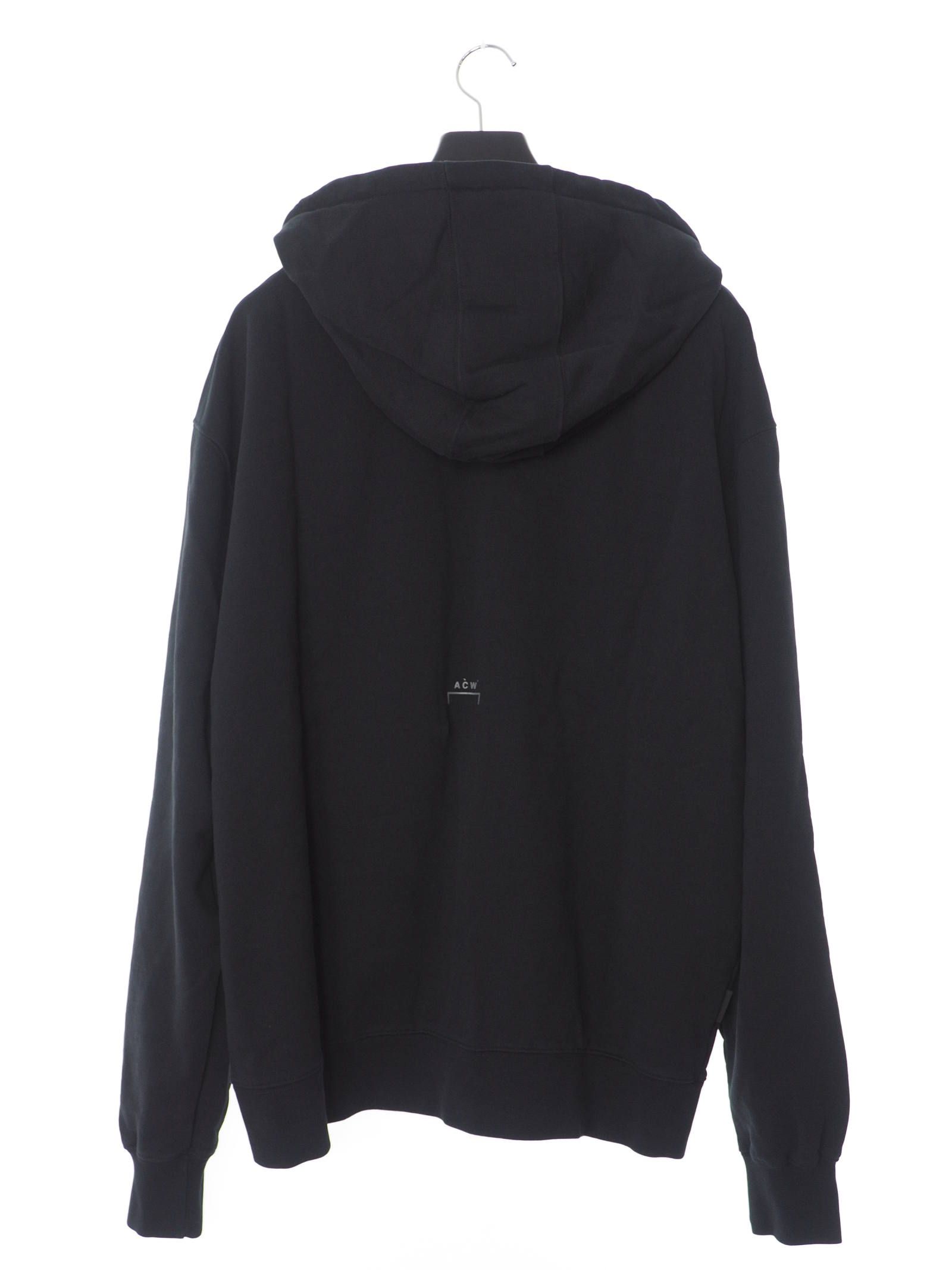 A-COLD-WALL* - ロゴジップフーディー パーカー LOGO ZIP HOODY BLACK