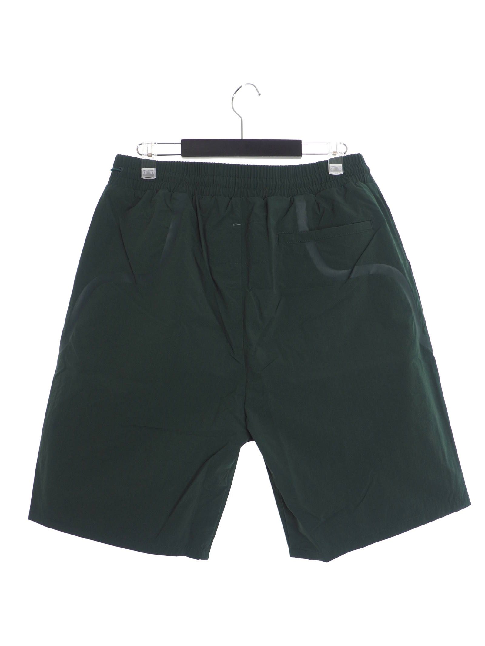 テーププリントハーフ トラックショーツ BRACKET TAPED TRACK SHORTS DEEP TEAL