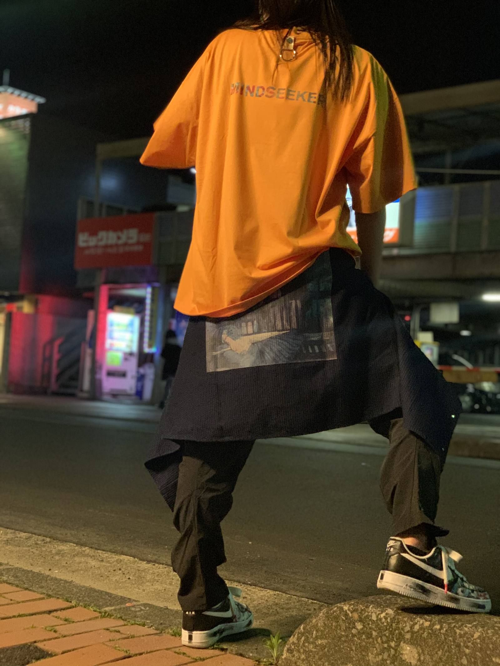 モネロゴ 半袖 Tシャツ MONE Logo Short Sleeve Tee ORANGE