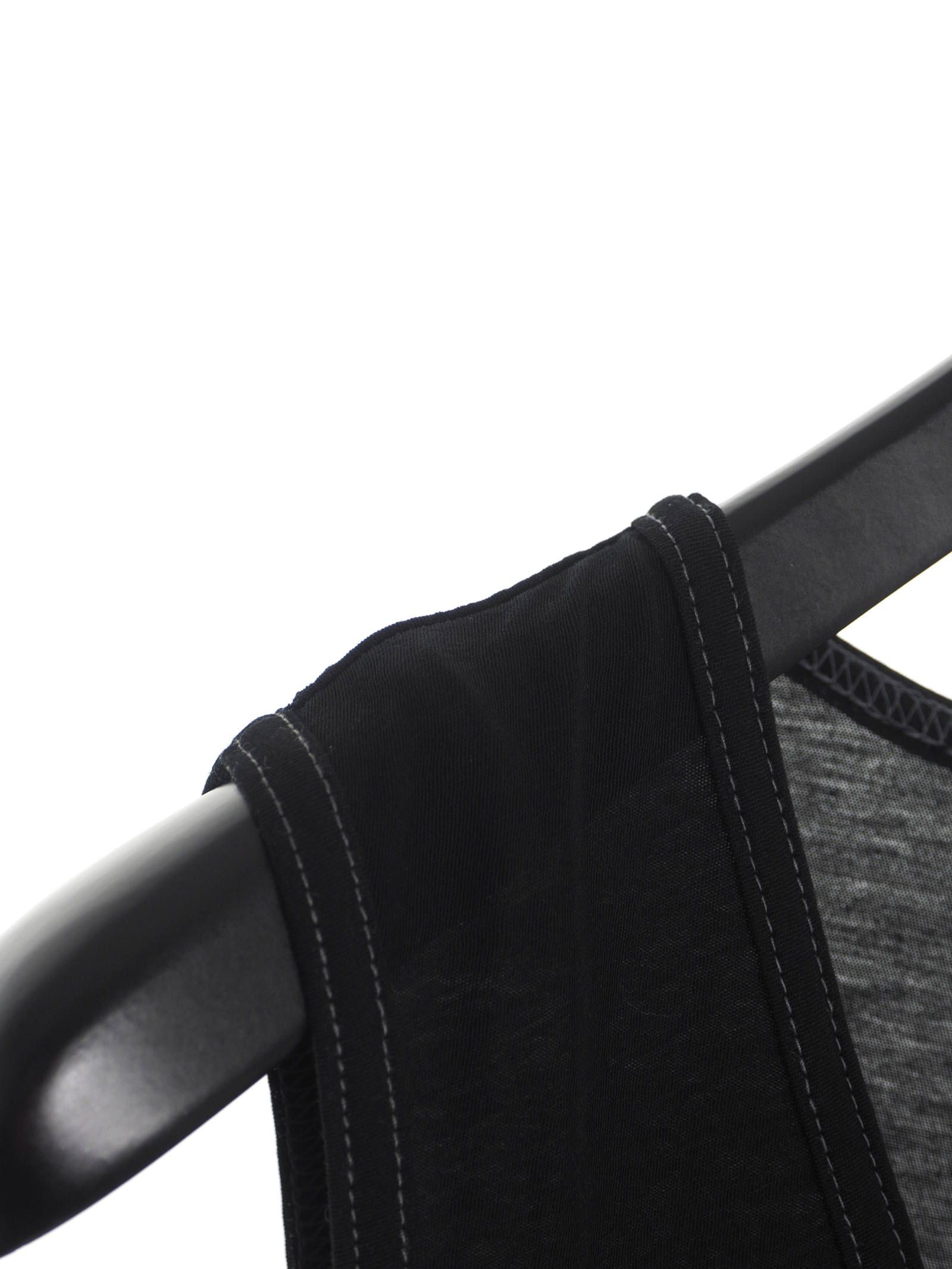 ロングタンクトップ LONG TANK TOP - BLACK