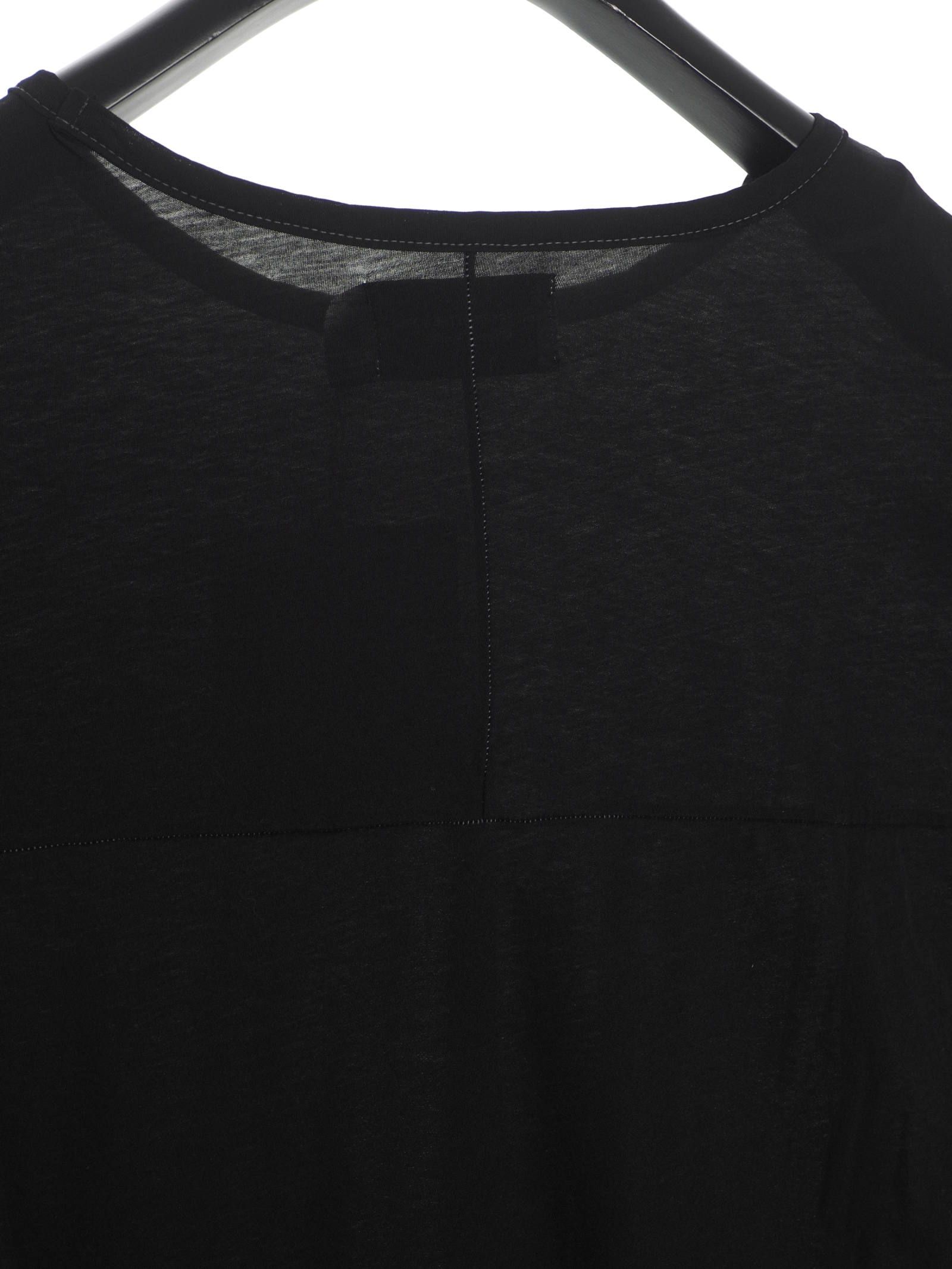 ルーズシルエット カットオフ ドルマンカットソー / DOLMAN L/S / ブラック