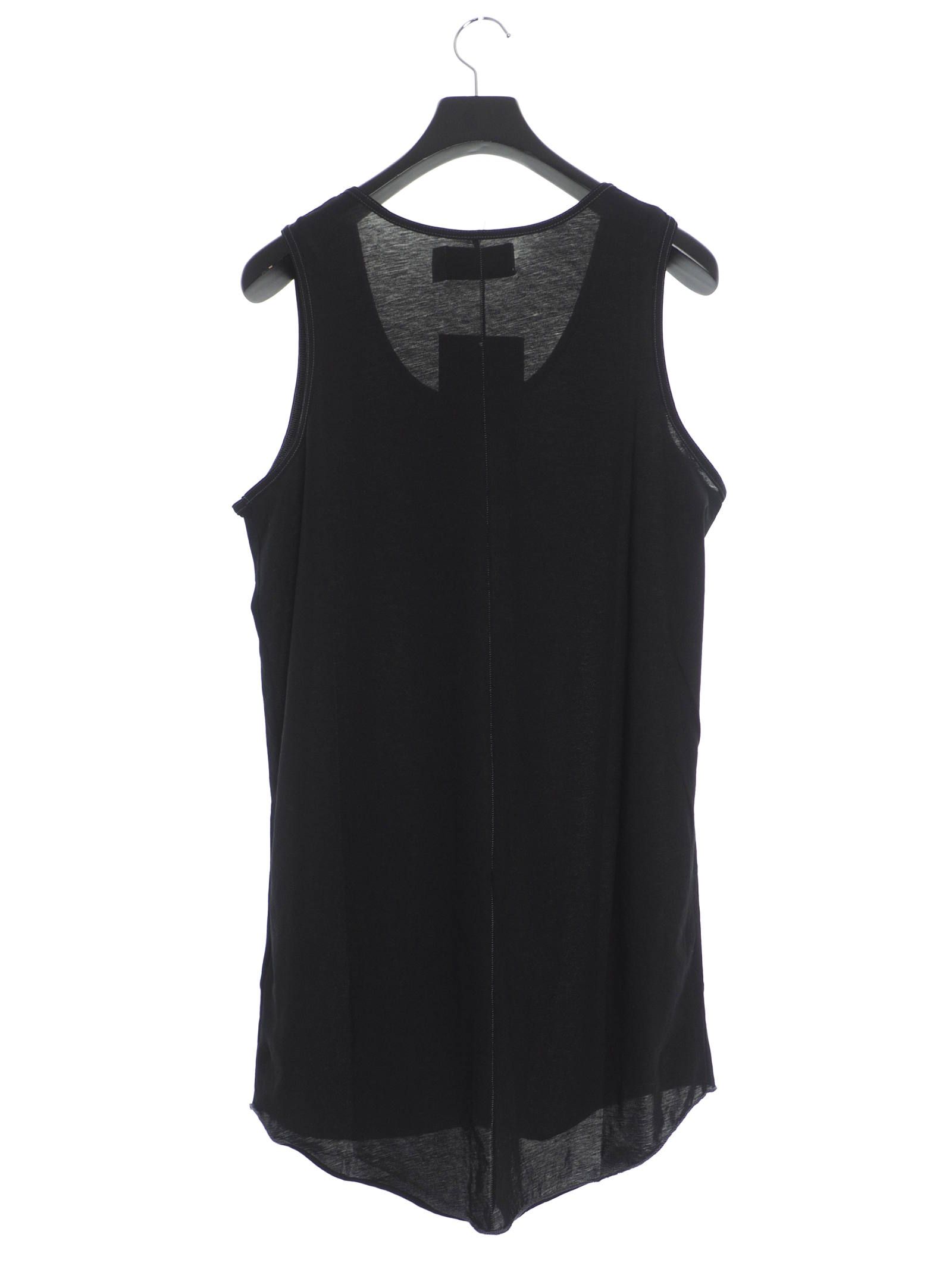 ロングタンクトップ LONG TANK TOP - BLACK