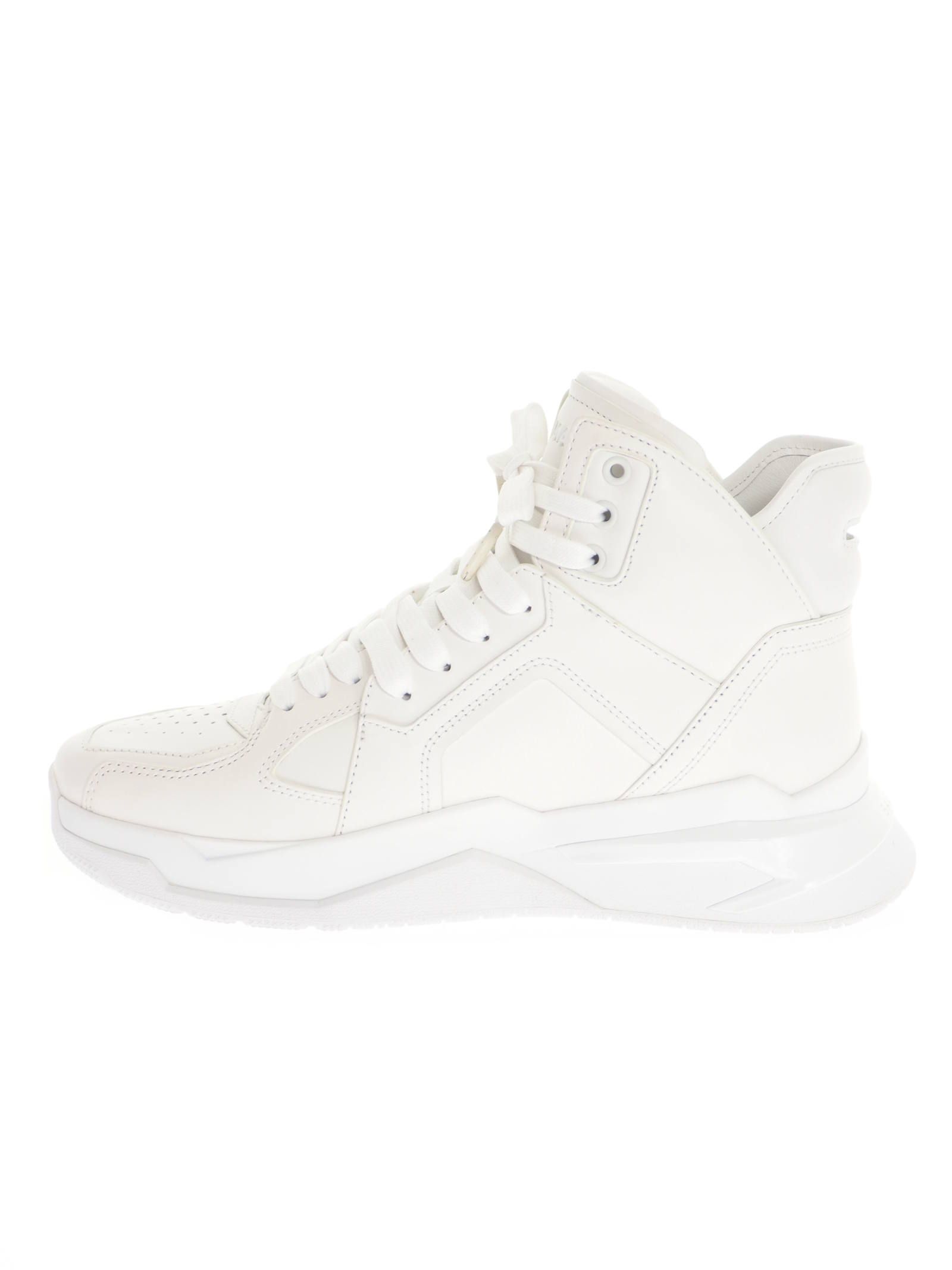 レースアップハイカット レザースニーカー BH2 SNEAKER WHITE