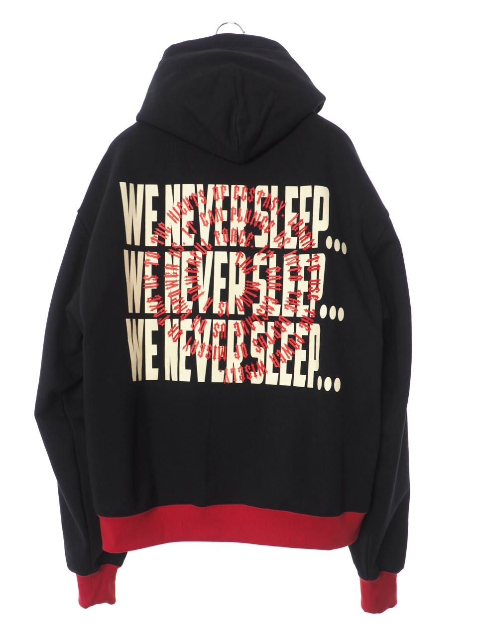 ボックスロゴ オーバーサイズ パーカー Box Logo Mix R Over Size Hoodie BLACK