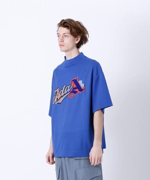 スポーツロゴプリントTシャツ SPORTS LOGO TEE - BLUE