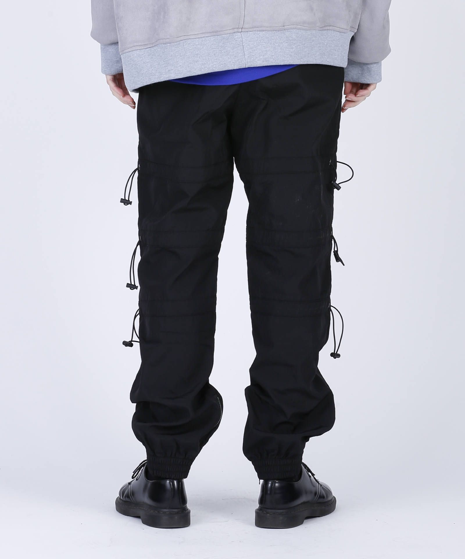 トラックパンツ / STRING TRACK PANTS / ブラック