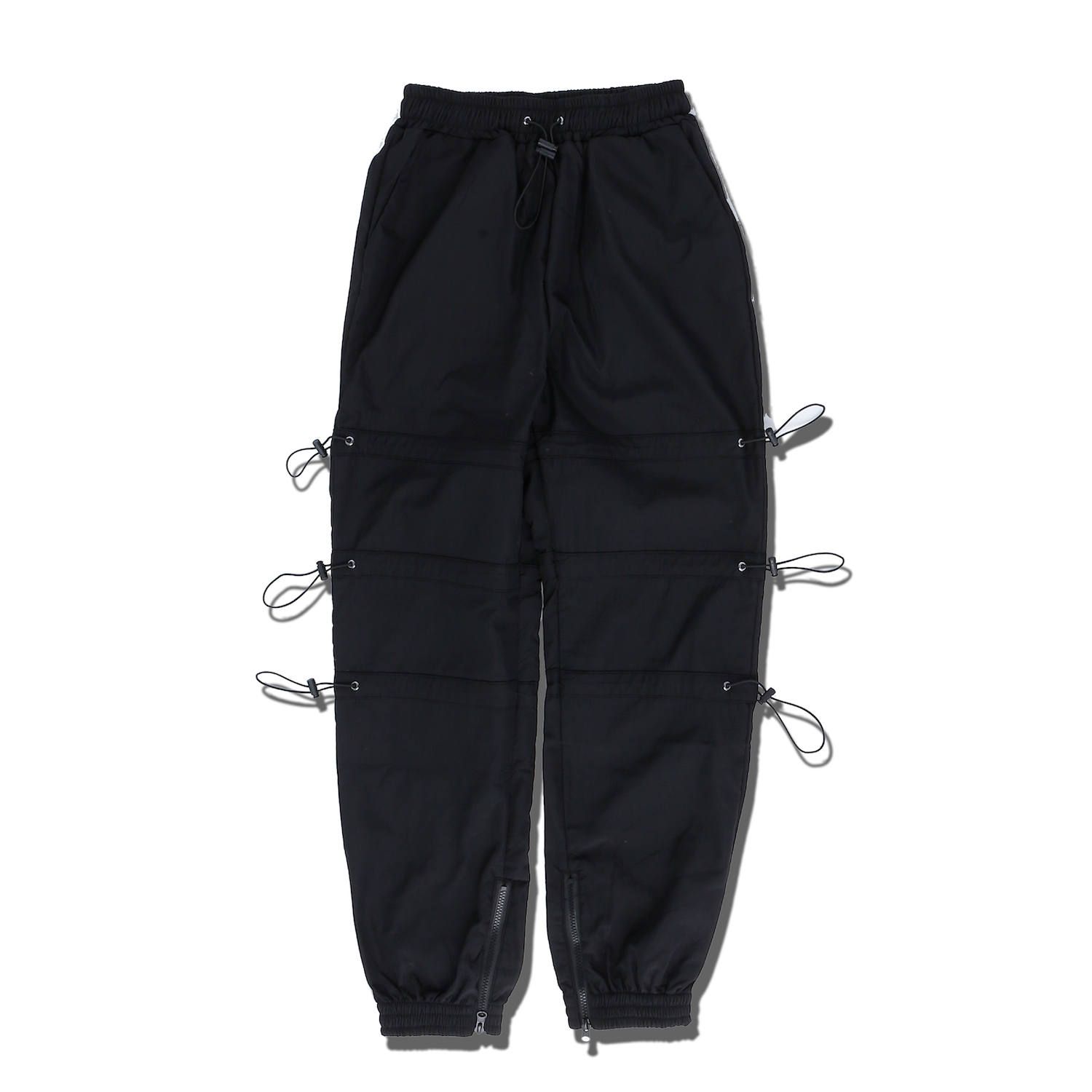 トラックパンツ / STRING TRACK PANTS / ブラック
