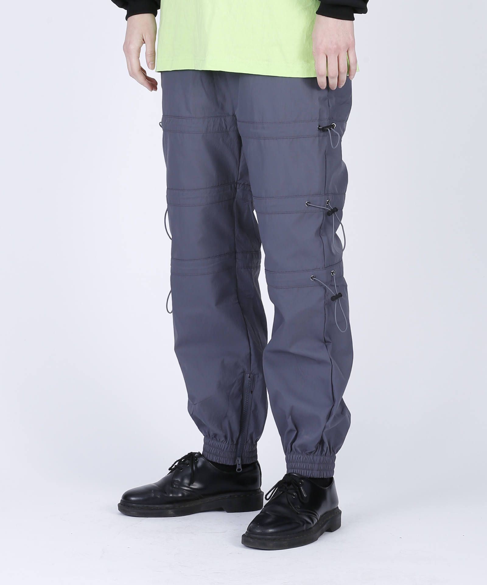 トラックパンツ / STRING TRACK PANTS / グレー