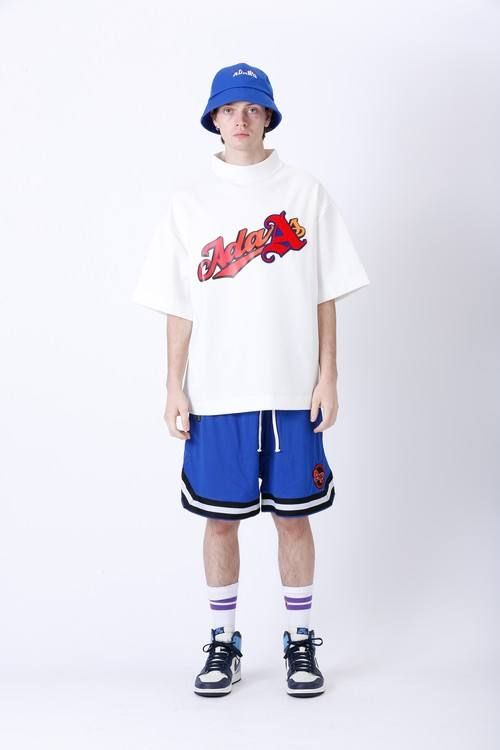 スポーツロゴプリントTシャツ SPORTS LOGO TEE - WHITE