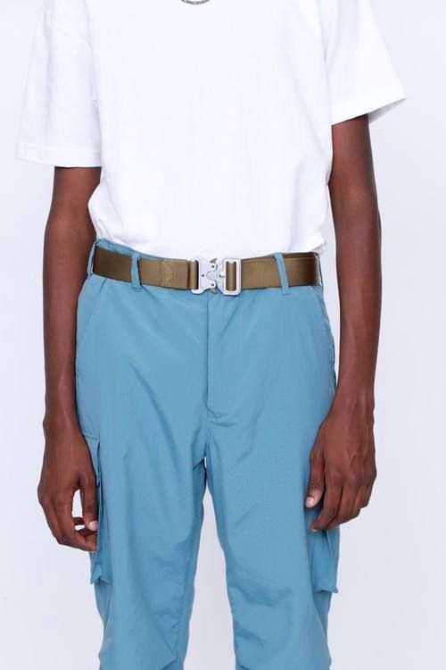 バックジャック ナイロンバックルベルト NYLON BELT - BEIGE × SILVER