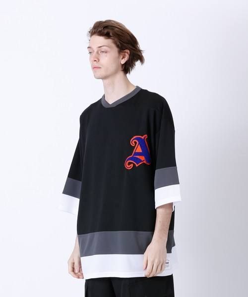ロゴプリント スーパービッグTシャツ HOKEY TEE