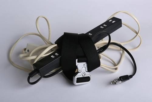 バックジャック ローラーコースター ナイロンバックルベルト NYLON BELT - BLACK × SILVER