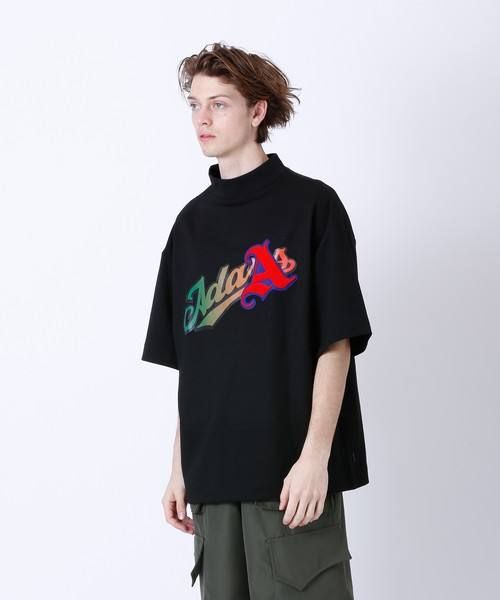 スポーツロゴプリントTシャツ SPORTS LOGO TEE - BLACK