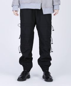 トラックパンツ / STRING TRACK PANTS / ブラック