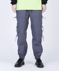 トラックパンツ / STRING TRACK PANTS / グレー
