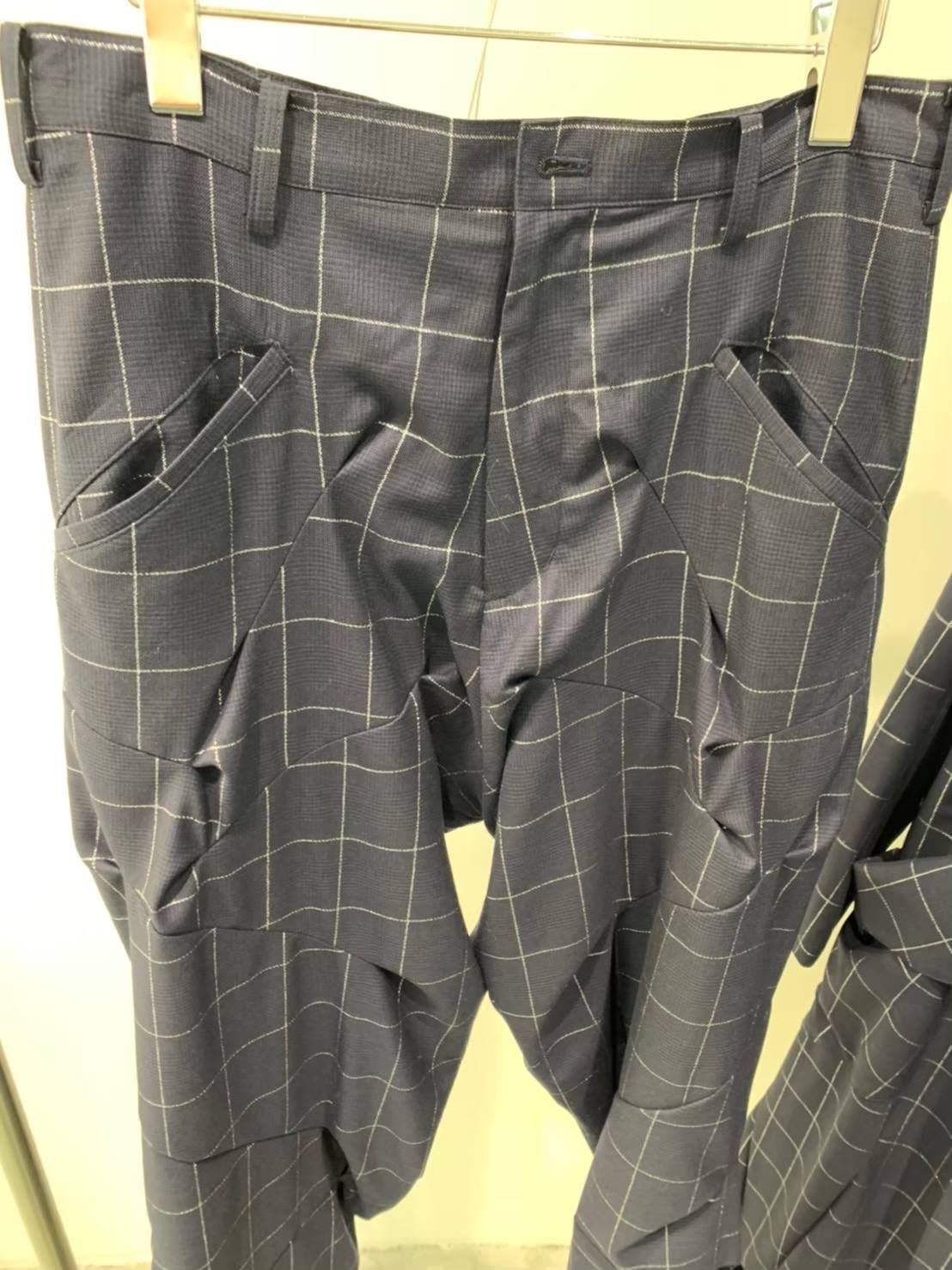 ダーツクレイジー ワイドパンツ スラックス / Darts crazy wide pants / ネイビー