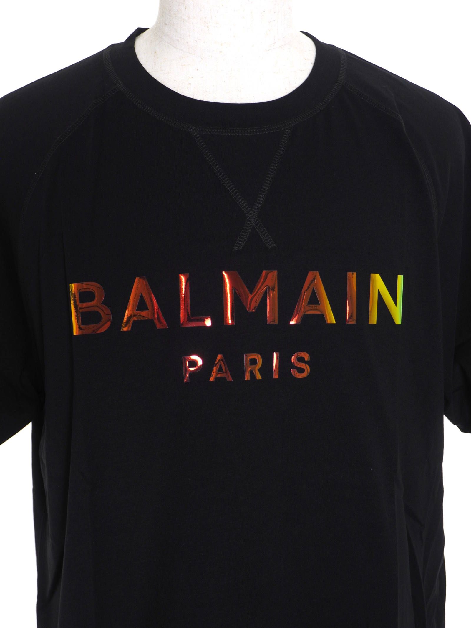 BALMAIN - オーバーサイズロゴTシャツ - BLACK | STORY