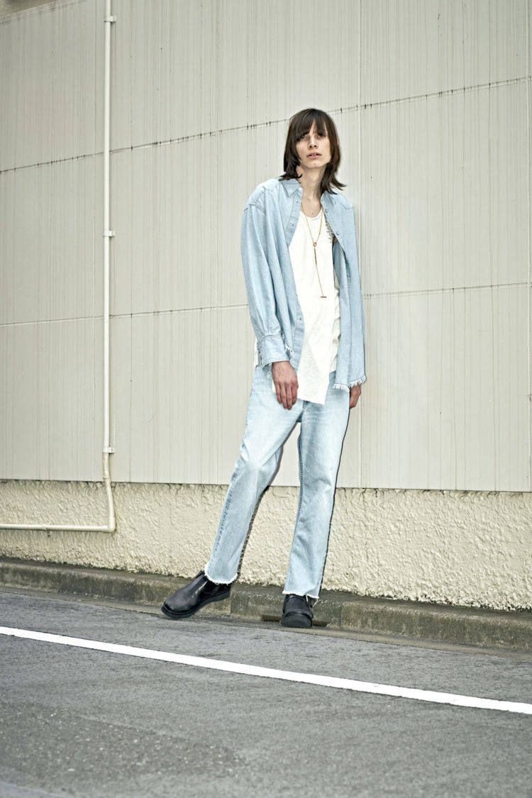 変形フリンジ ウエスタンシャツ WESTERN SHIRT - INDIGO