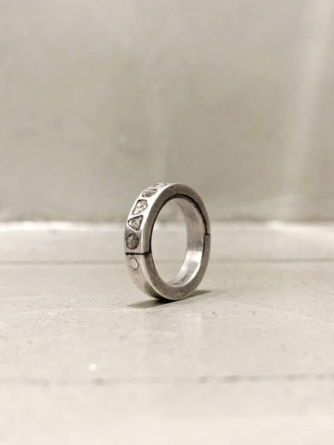 システマリング SISTEMA RING SIILVE DIAMOD