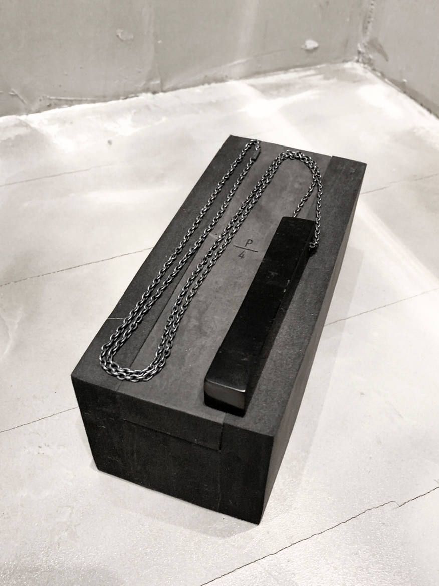 キューボイドネックレス CUBOID NECKLACE BLACK