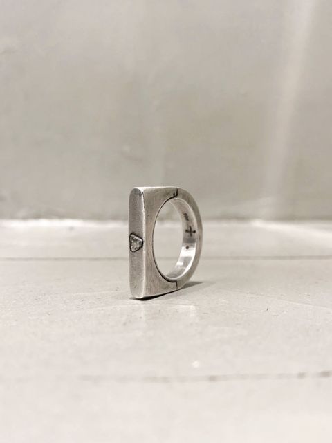 システマリング SISTEMA RING SIILVE DIAMOD