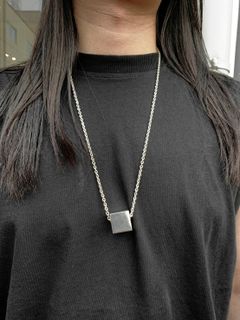 キューブネックレス CUBE NECKLACE SILVER