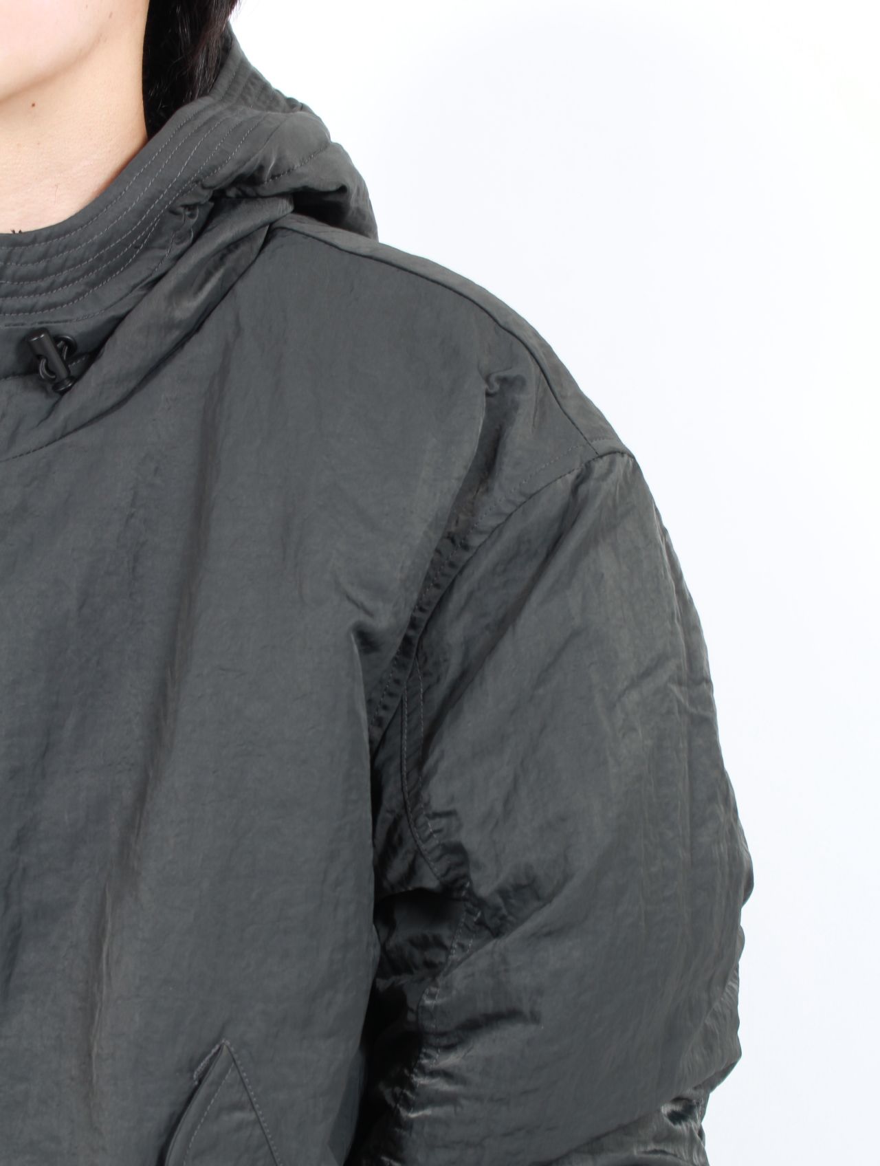 【25AW】エクスプローラー ジャケット ブルゾン / EXPLORER JACKET / DARK GREY VINTAGE NYLON(ダーク グレー)