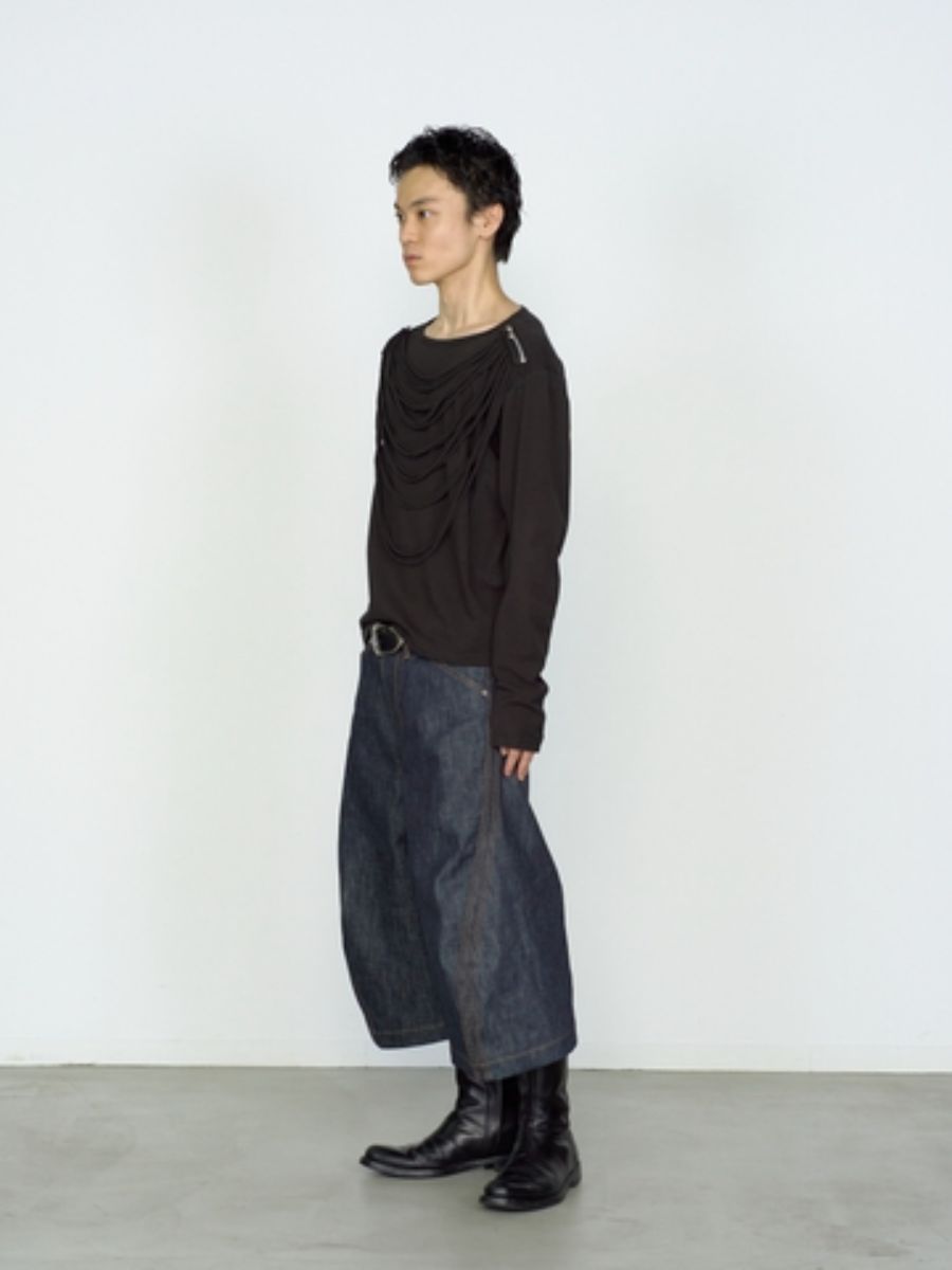 3D ツイステッド デニム ショーツ / 3D TWISTED JORTS / RAW INDIGO(インディゴ)