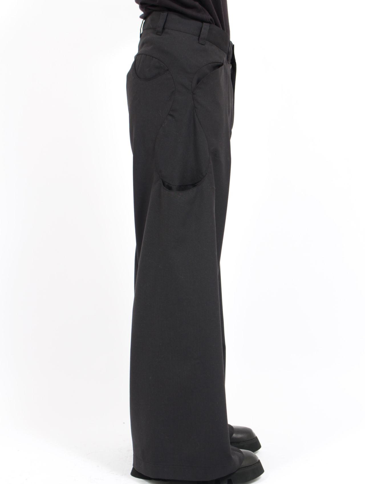 【26SS】サブ オン ウール トラウザーズ / SUB ONG WOOL TRS / ブラック