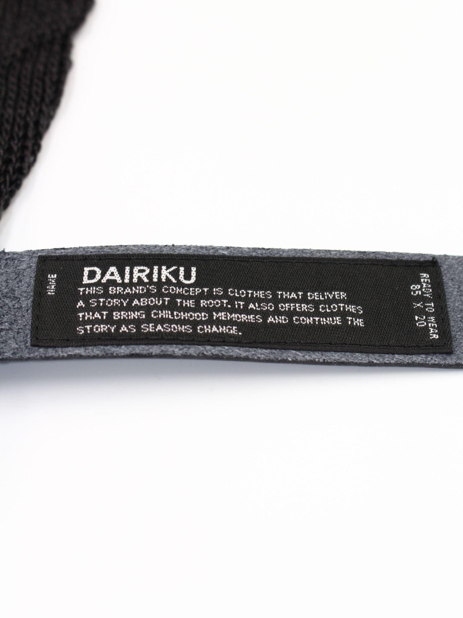 【25SS】エンジニア ニット グローブ / ENGINEER KNIT GROVE / ブラック