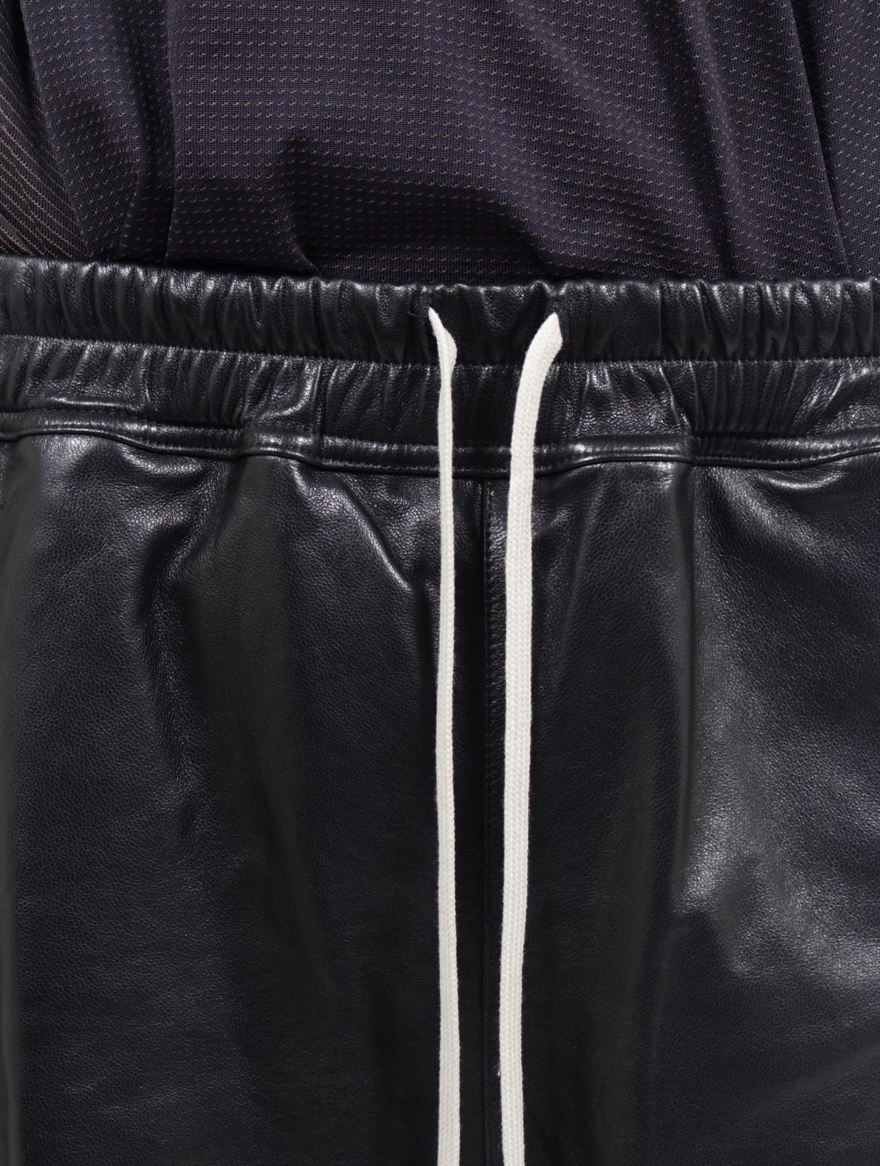 【25AW】ボクサーズ ラムレザー ショートパンツ / BOXERS / ブラック