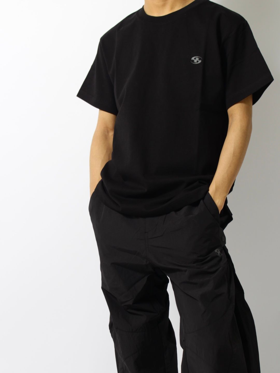 ★送料・関税込★San San Gear★HOODIED POCKET T-SHIRTS★25SS SAN SAN GEAR] HOODIED POCKET T-SHIRTS [BLUE] 正規品 韓国