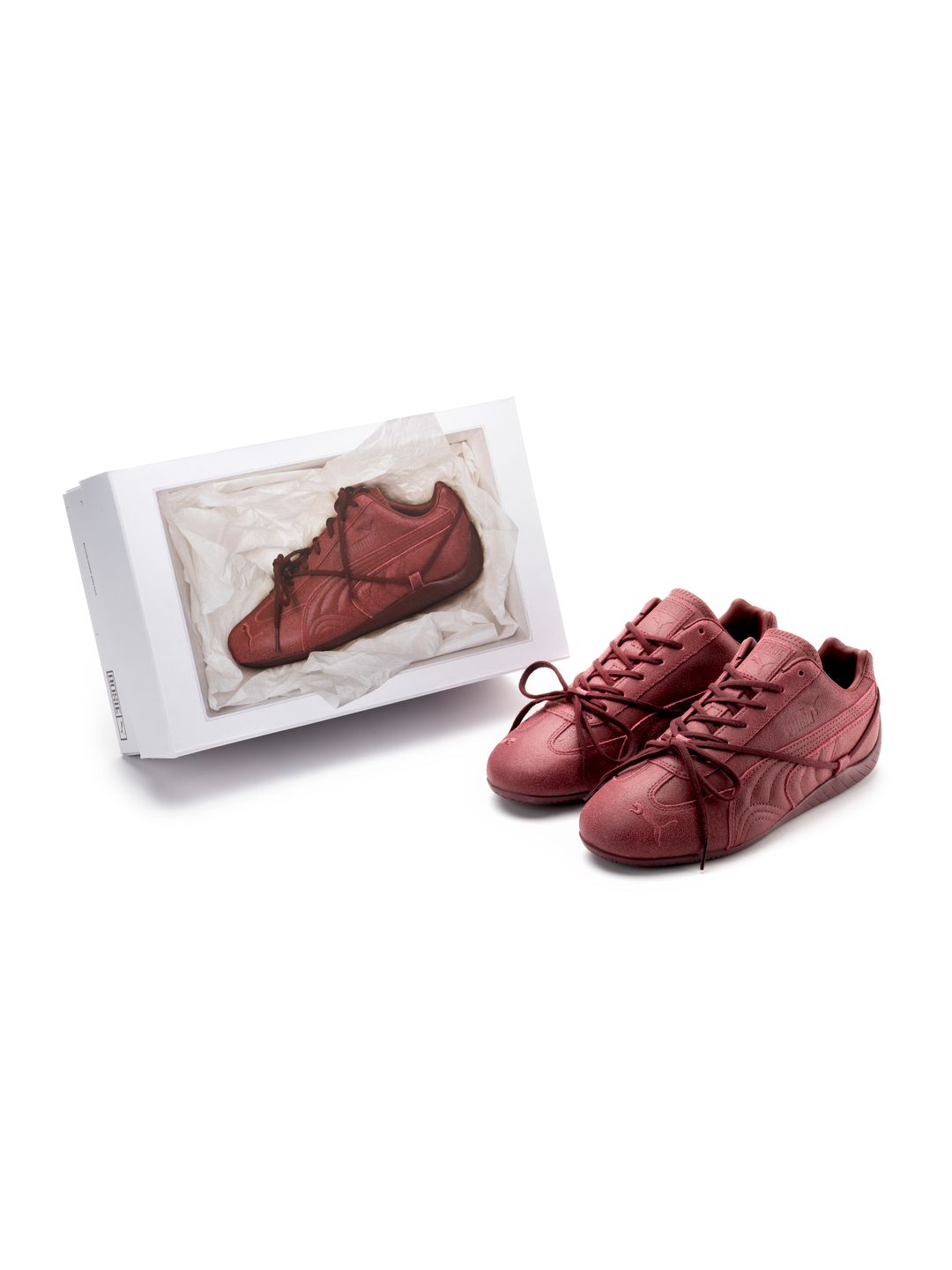 【BLACKPINK ブラックピンク ロゼコラボ】 スピードキャット スニーカー / SPEEDCAT VTG BURGUNDY X ROSE / 01 BURGUNDY-AUBE ( レッド )