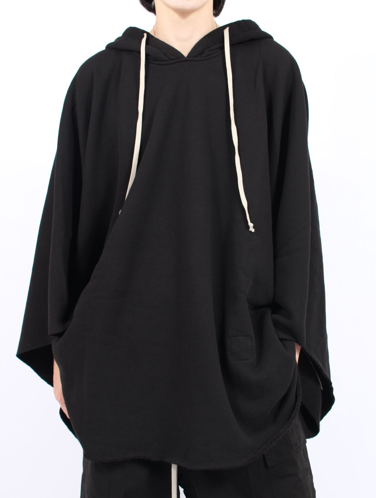 RICK OWENS リックオウエンス　ロングフードコート　スウェット RICK OWENS リックオウエンス 18AW MEGAPARKA RU18F1980-WB