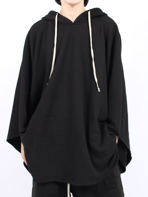 【25AW】スウェット ポンチョ / PONCHO / ブラック