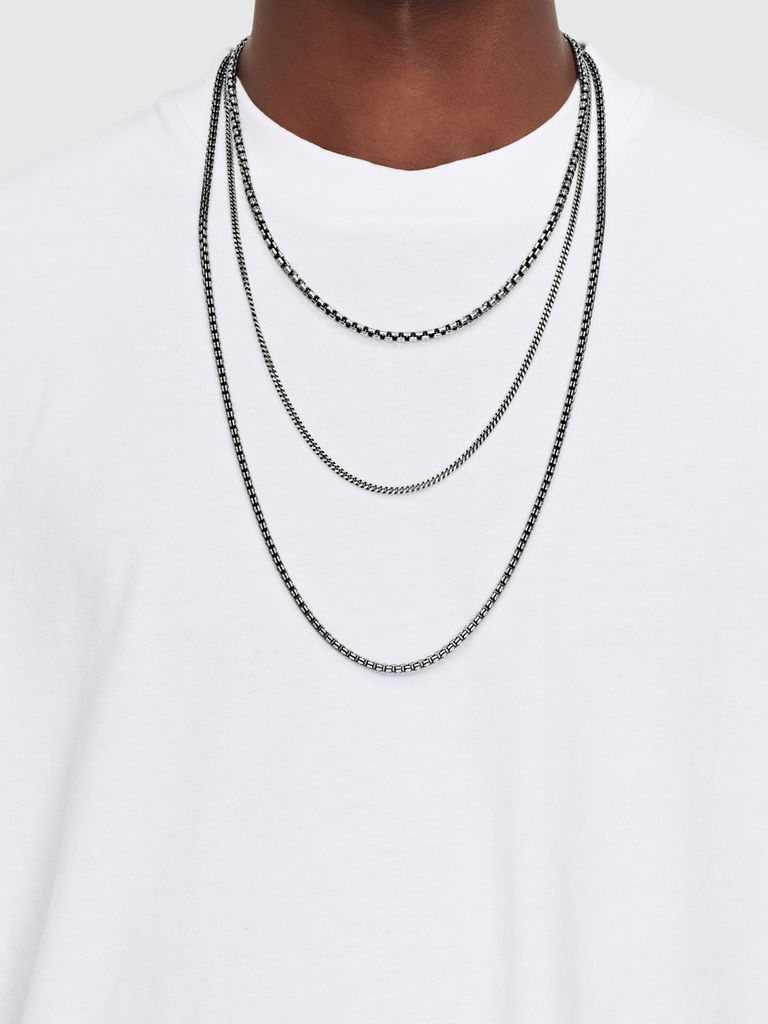 TOMWOOD カーブ チェーン ネックレス M Curb Chain M シルバー STORY