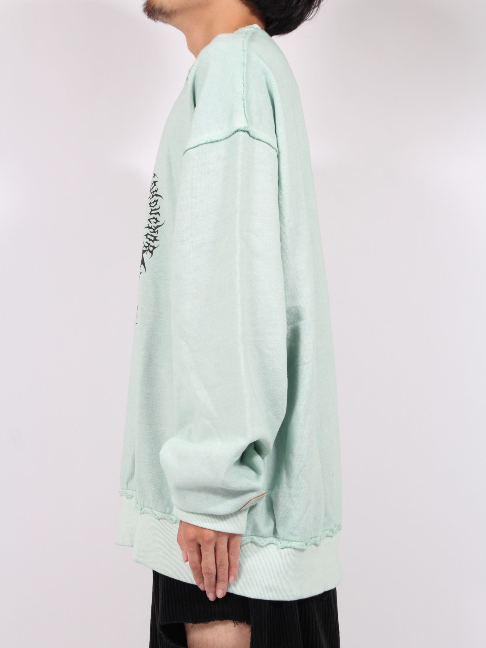 24aw 2024 コンダクター ピグメント ペンタグラム スウェット 2