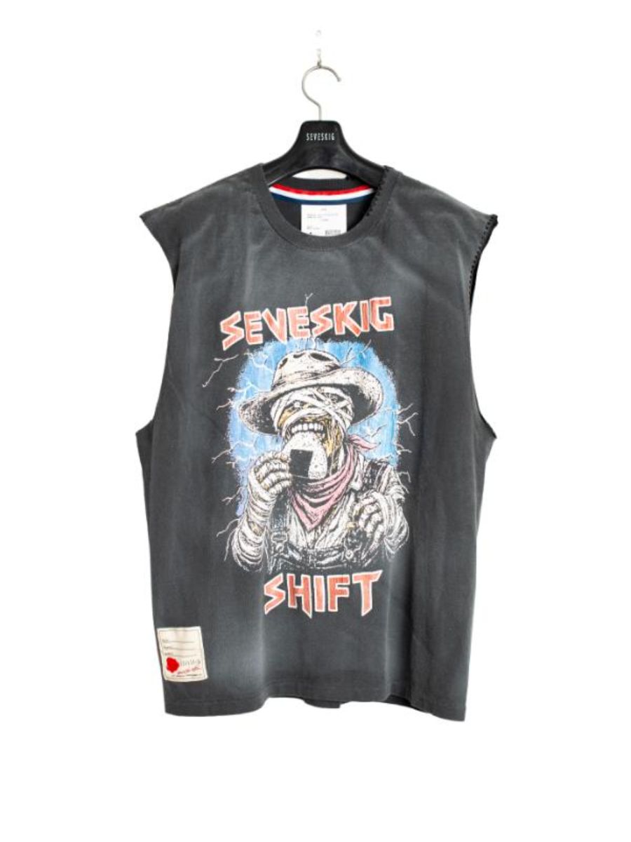 シフト ファーマー ティー ノースリーブ シャツ / SHIFT FARMER TEE / ブラック