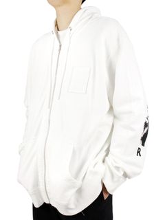 RAF SIMONS - 【23SS】フロントジップ レザーパッチ ハンドサイン 